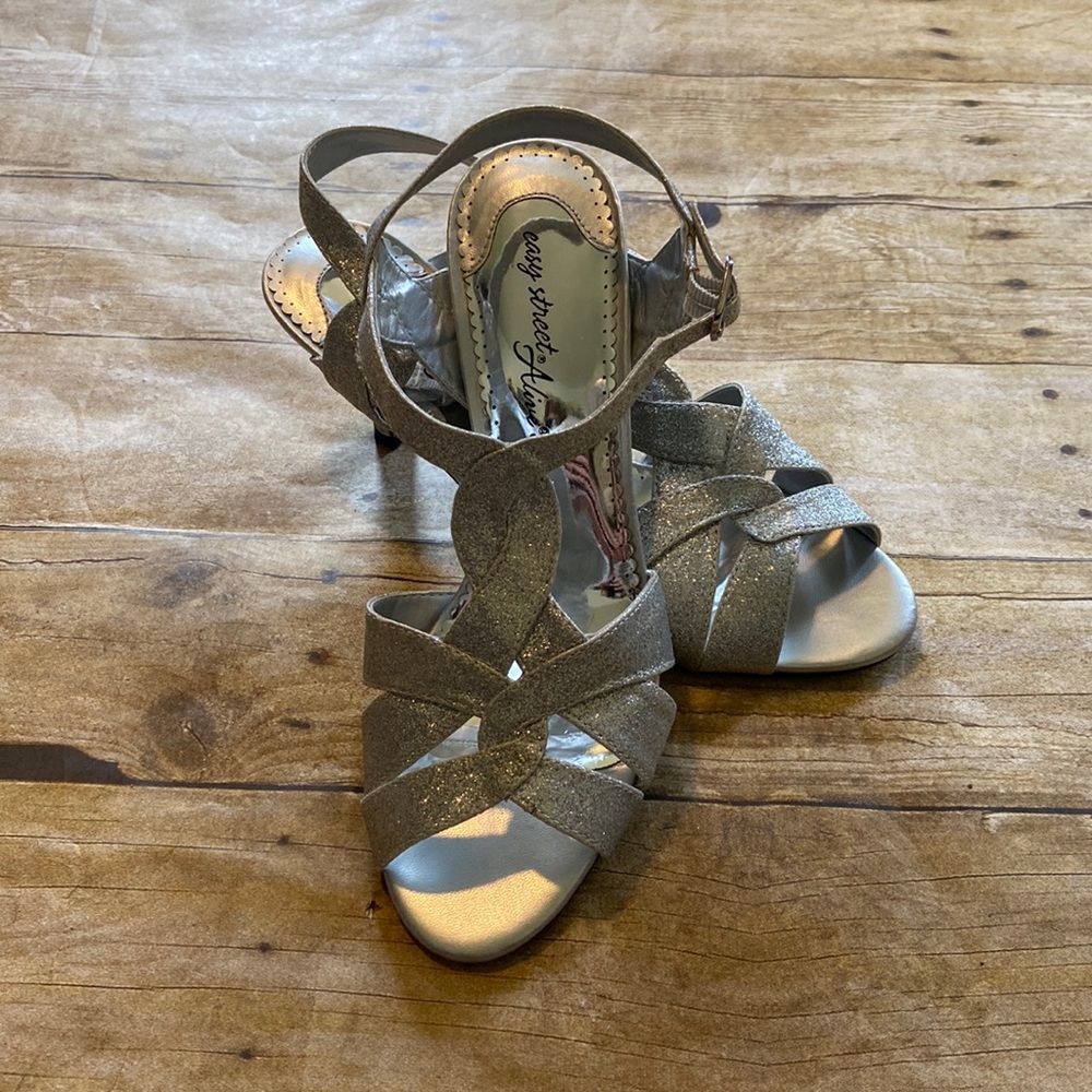 Sliver Glitter Party Shoes
